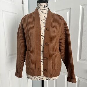Uniqlo 100% wool cardigan